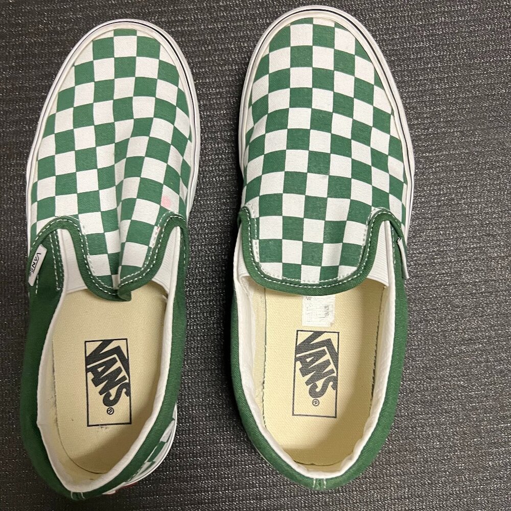 Classic Slip-On Checkerboard Emerald